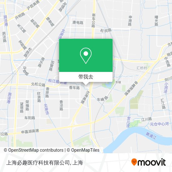 上海必趣医疗科技有限公司地图