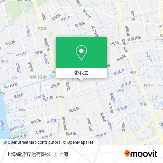 上海锦游客运有限公司地图