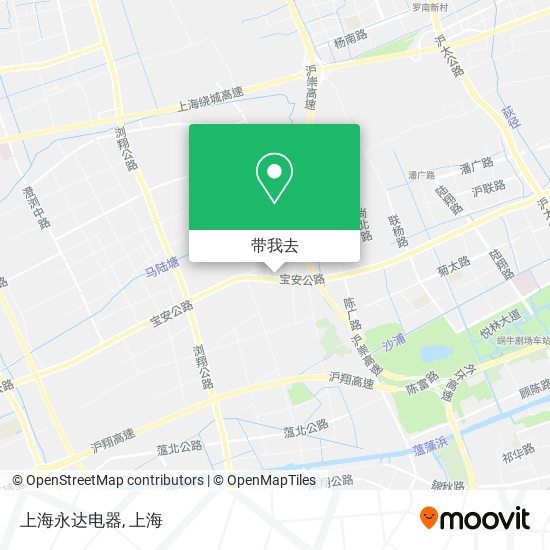 上海永达电器地图