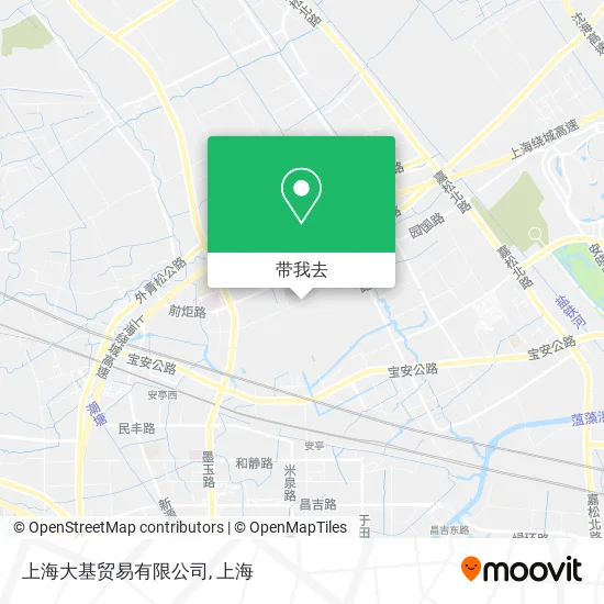 上海大基贸易有限公司地图