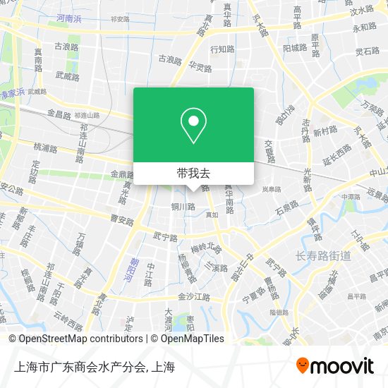 上海市广东商会水产分会地图
