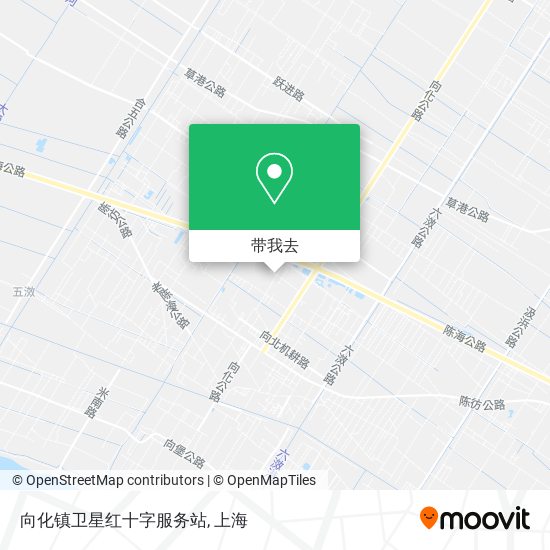 向化镇卫星红十字服务站地图