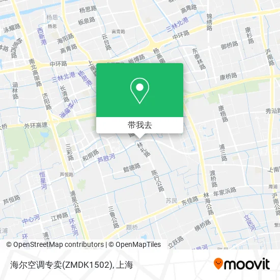 海尔空调专卖(ZMDK1502)地图