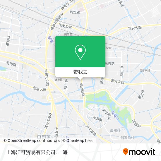 上海汇可贸易有限公司地图