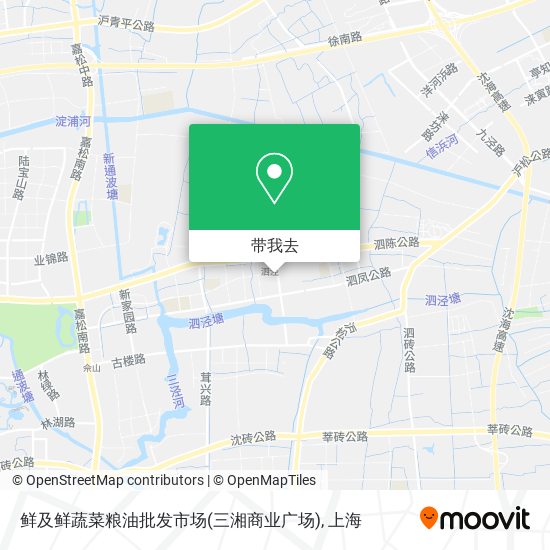 鲜及鲜蔬菜粮油批发市场(三湘商业广场)地图