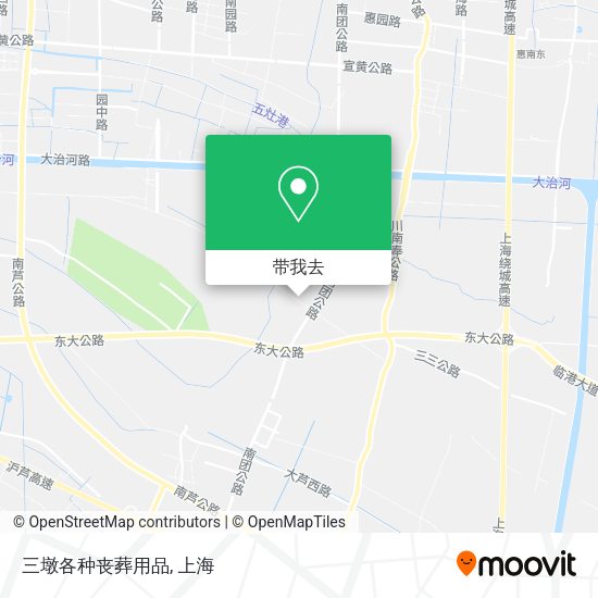 三墩各种丧葬用品地图