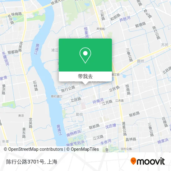 陈行公路3701号地图