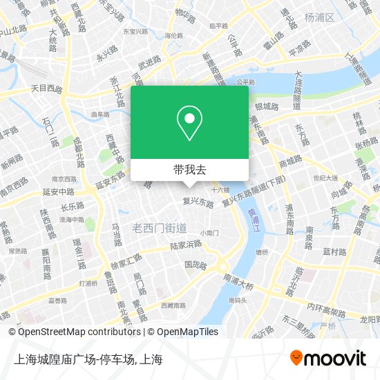 上海城隍庙广场-停车场地图