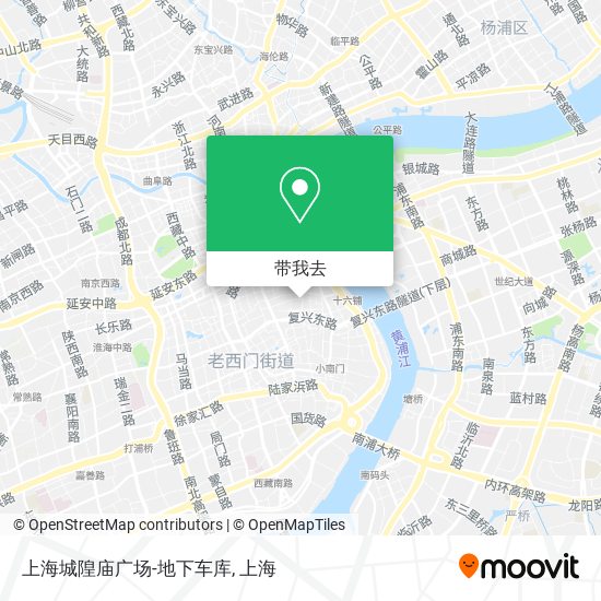 上海城隍庙广场-地下车库地图