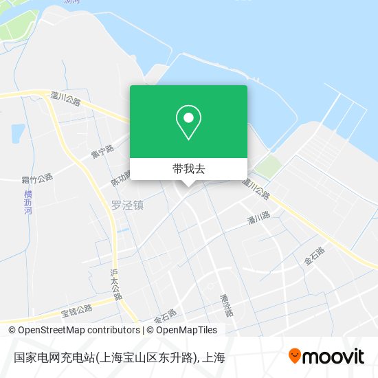 国家电网充电站(上海宝山区东升路)地图