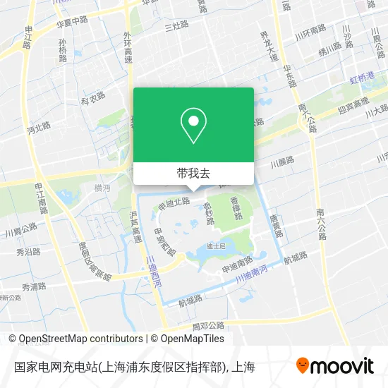 国家电网充电站(上海浦东度假区指挥部)地图
