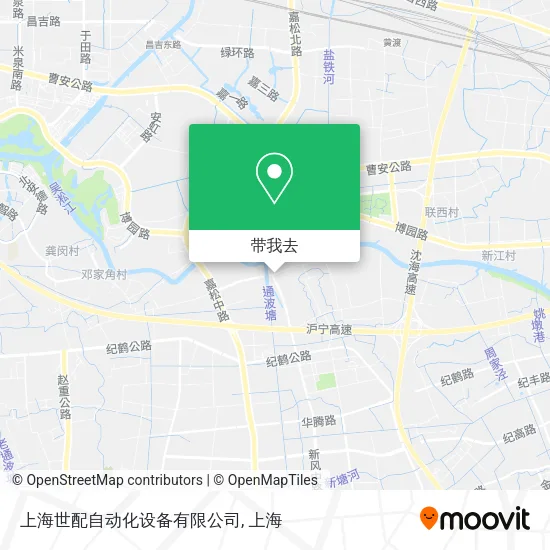 上海世配自动化设备有限公司地图