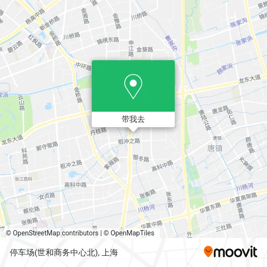 停车场(世和商务中心北)地图