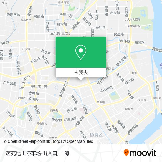 茗苑地上停车场-出入口地图