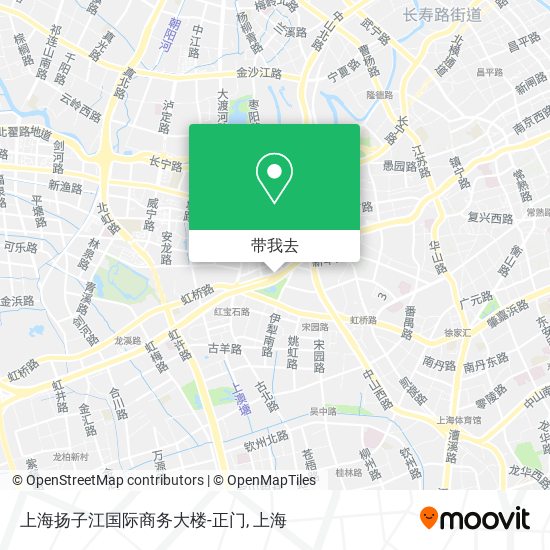 上海扬子江国际商务大楼-正门地图