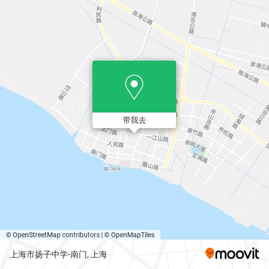 上海市扬子中学-南门地图