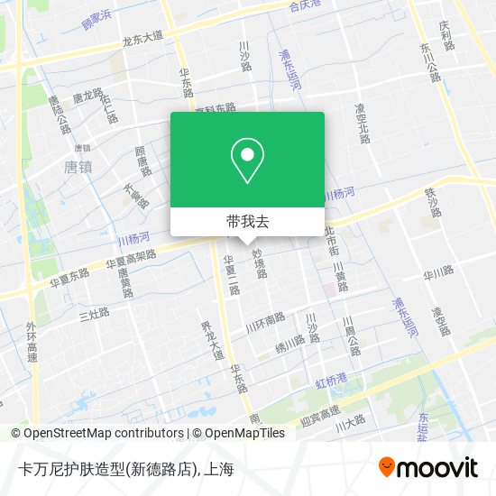 卡万尼护肤造型(新德路店)地图