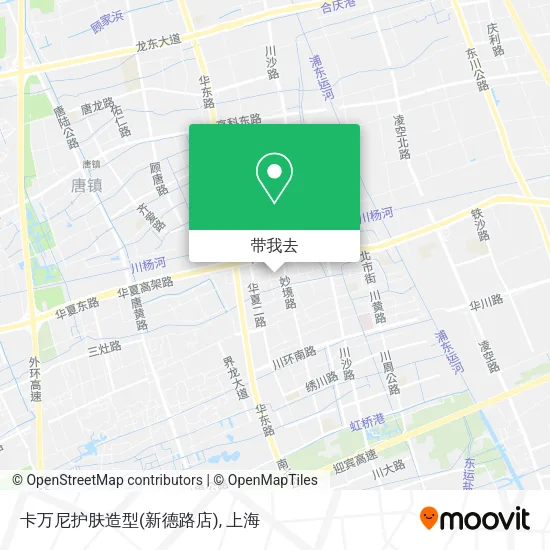 卡万尼护肤造型(新德路店)地图