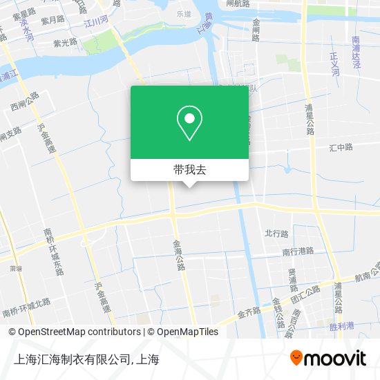 上海汇海制衣有限公司地图