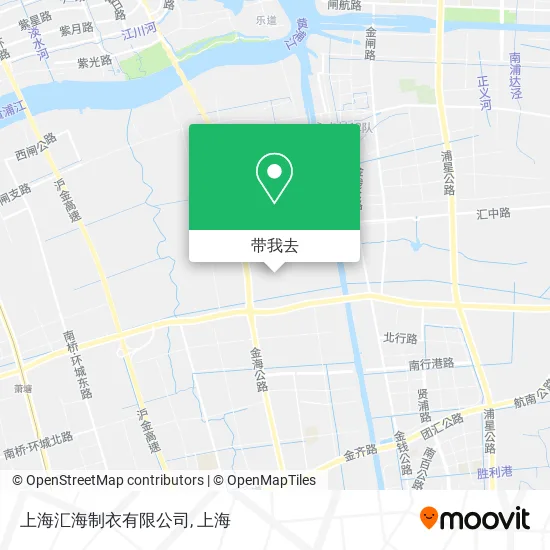 上海汇海制衣有限公司地图