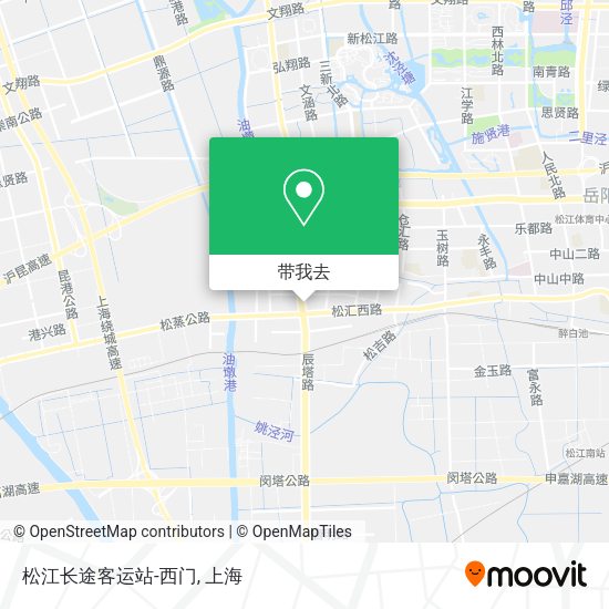 松江长途客运站-西门地图