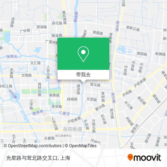 光星路与茸北路交叉口地图