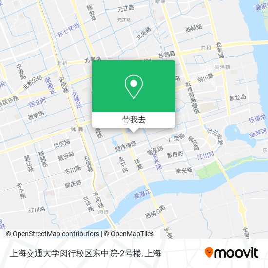 上海交通大学闵行校区东中院-2号楼地图