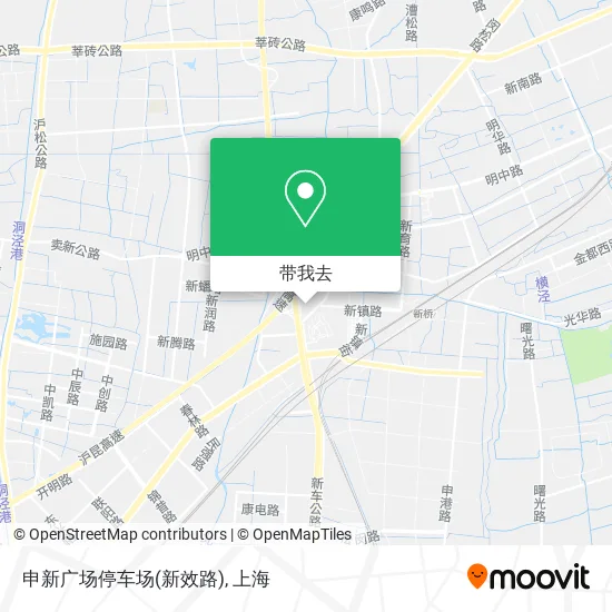 申新广场停车场(新效路)地图