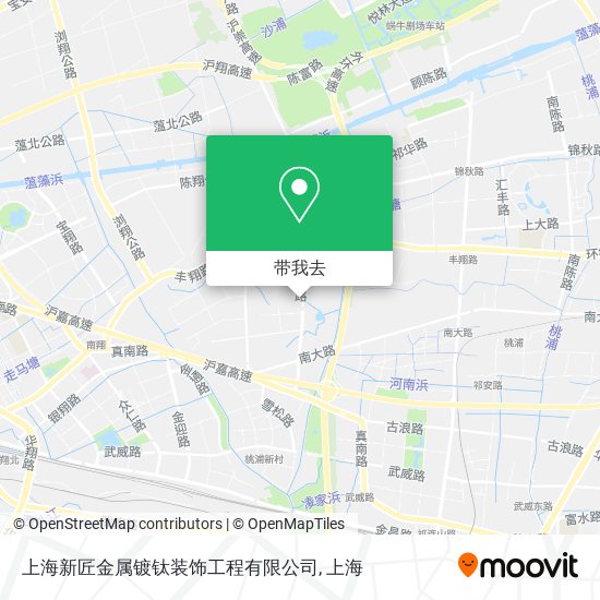 上海新匠金属镀钛装饰工程有限公司地图
