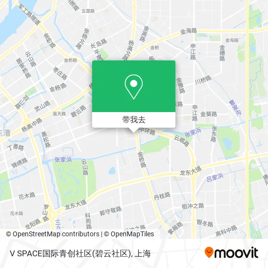 V SPACE国际青创社区(碧云社区)地图