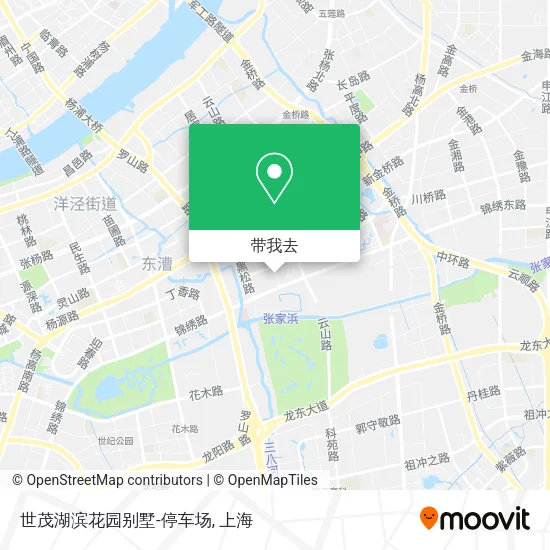 世茂湖滨花园别墅-停车场地图