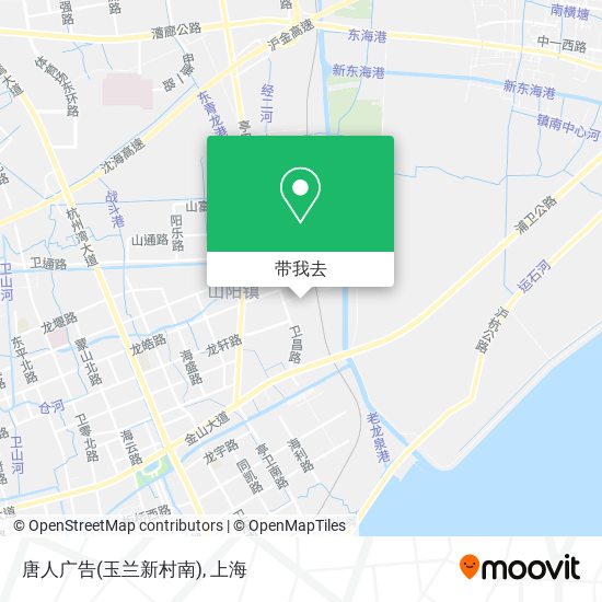唐人广告(玉兰新村南)地图