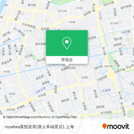 royaltea真悦皇茶(唐人幸福里店)地图