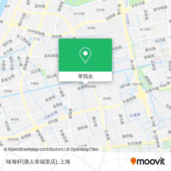 味海轩(唐人幸福里店)地图