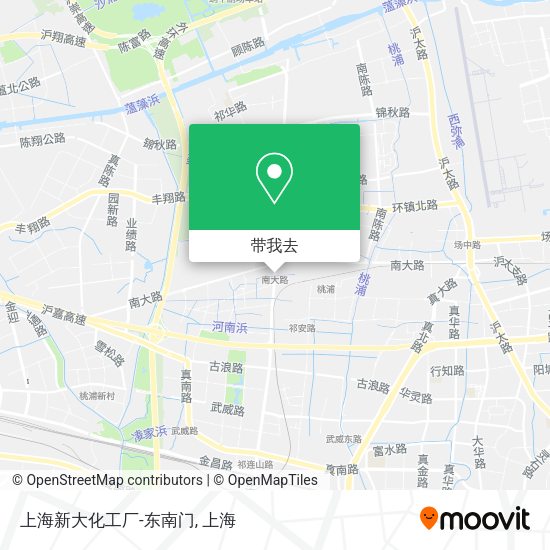 上海新大化工厂-东南门地图