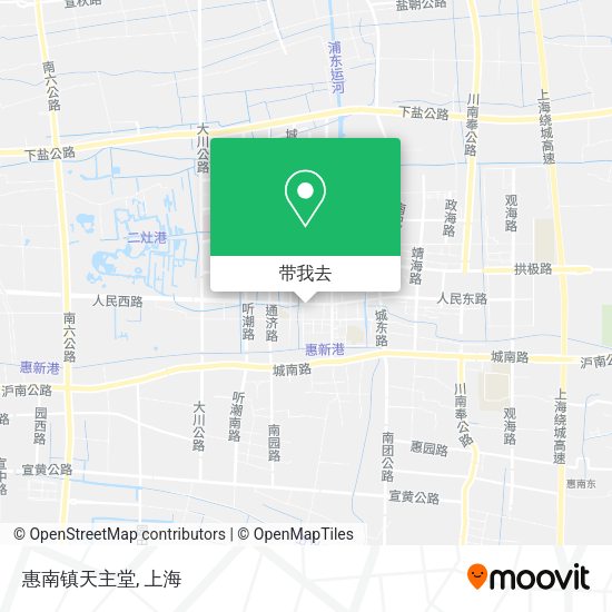 惠南镇天主堂地图