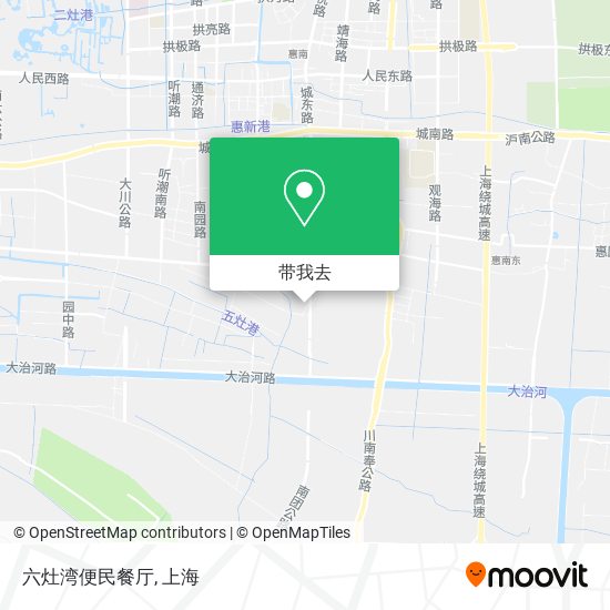 六灶湾便民餐厅地图