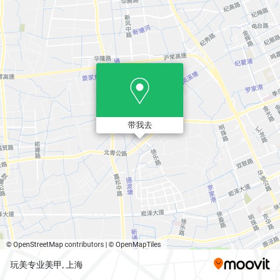 玩美专业美甲地图