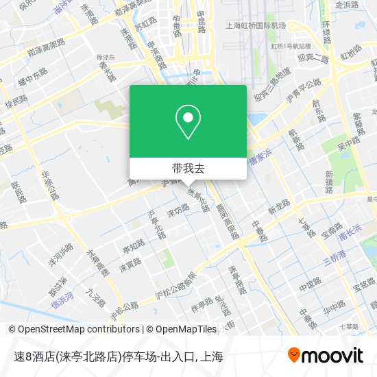 速8酒店(涞亭北路店)停车场-出入口地图