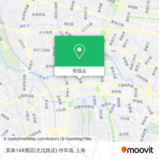 莫泰168酒店(北沈路店)-停车场地图