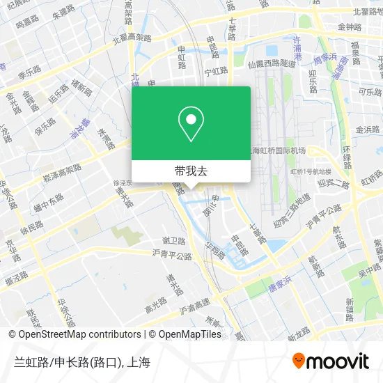 兰虹路/申长路(路口)地图