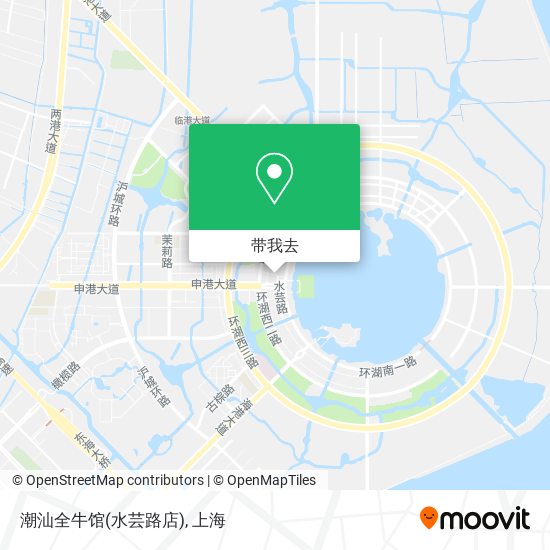 潮汕全牛馆(水芸路店)地图