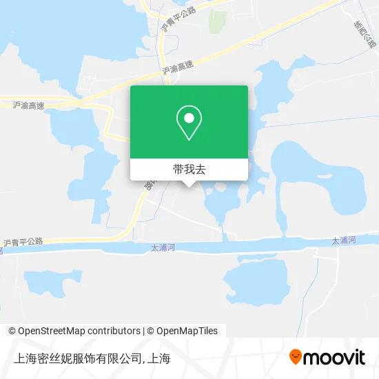 上海密丝妮服饰有限公司地图