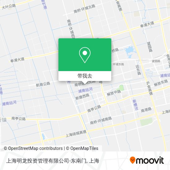 上海明龙投资管理有限公司-东南门地图