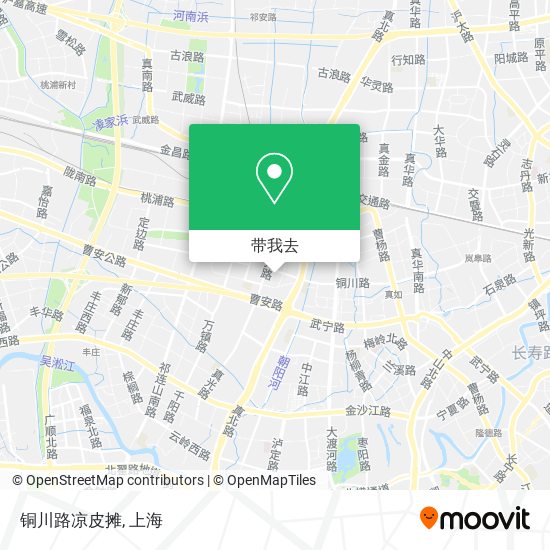 铜川路凉皮摊地图