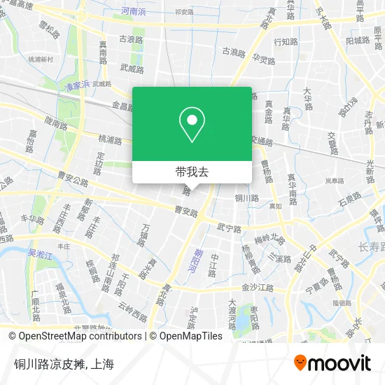 铜川路凉皮摊地图