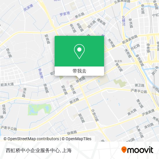 西虹桥中小企业服务中心地图