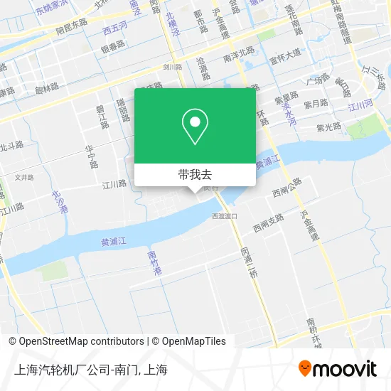 上海汽轮机厂公司-南门地图