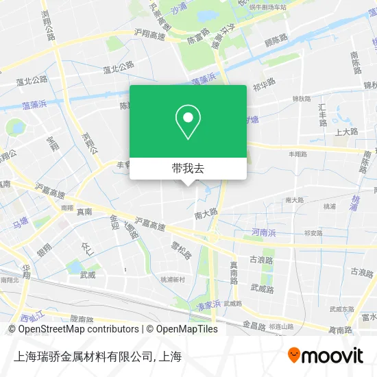 上海瑞骄金属材料有限公司地图