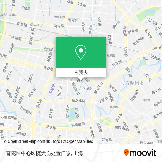 普陀区中心医院犬伤处置门诊地图